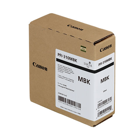 Canon PFI 310 MBK Mat svart bläckbehållare 2358C001