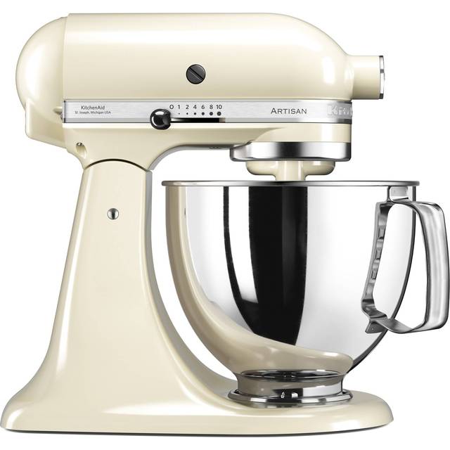 KitchenAid Artisan 5KSM125EAC Kökkenmaskine 4.8liter Cremefarvet