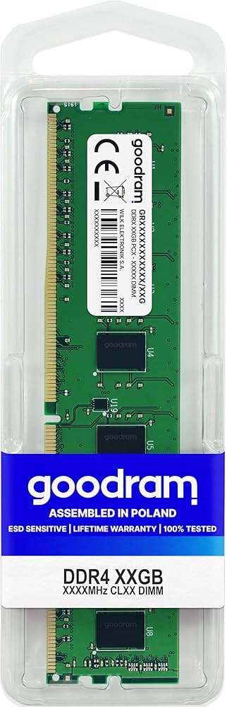 GOODRAM DDR4 SDRAM 16GB 2666MHz CL19 Icke-ECC SO DIMM 260-PIN