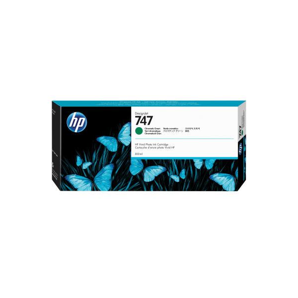 HP 747 Kromatisk grön bläck P2V84A