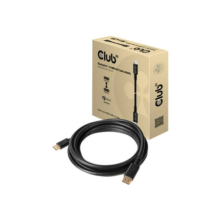 Club 3D CAC-1069B DisplayPort till DisplayPort 1.4 4 m svart