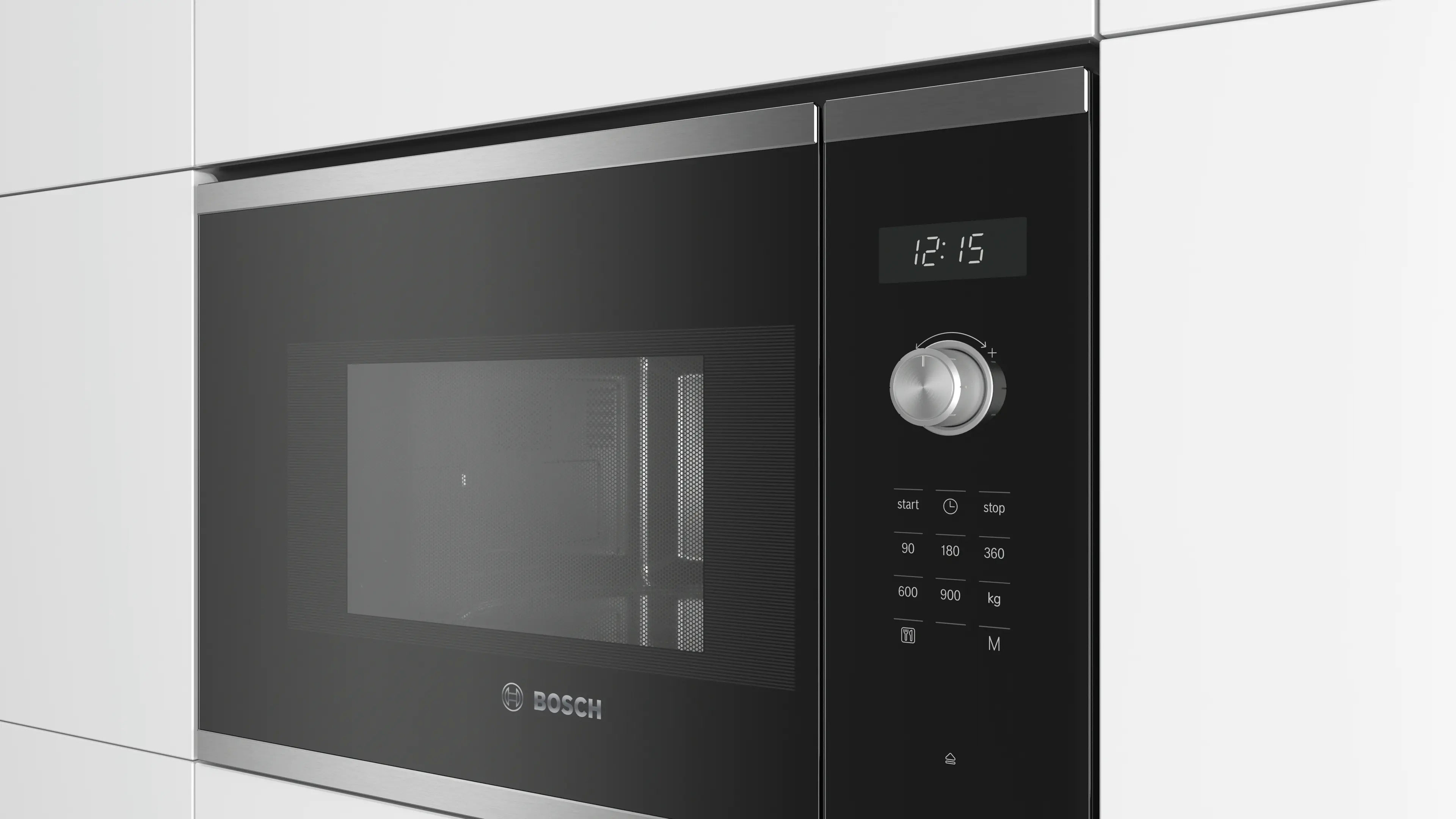Bosch Serie | 4 Mikrobölgeovn till indbygning 800W 20liter Rustfrit stål