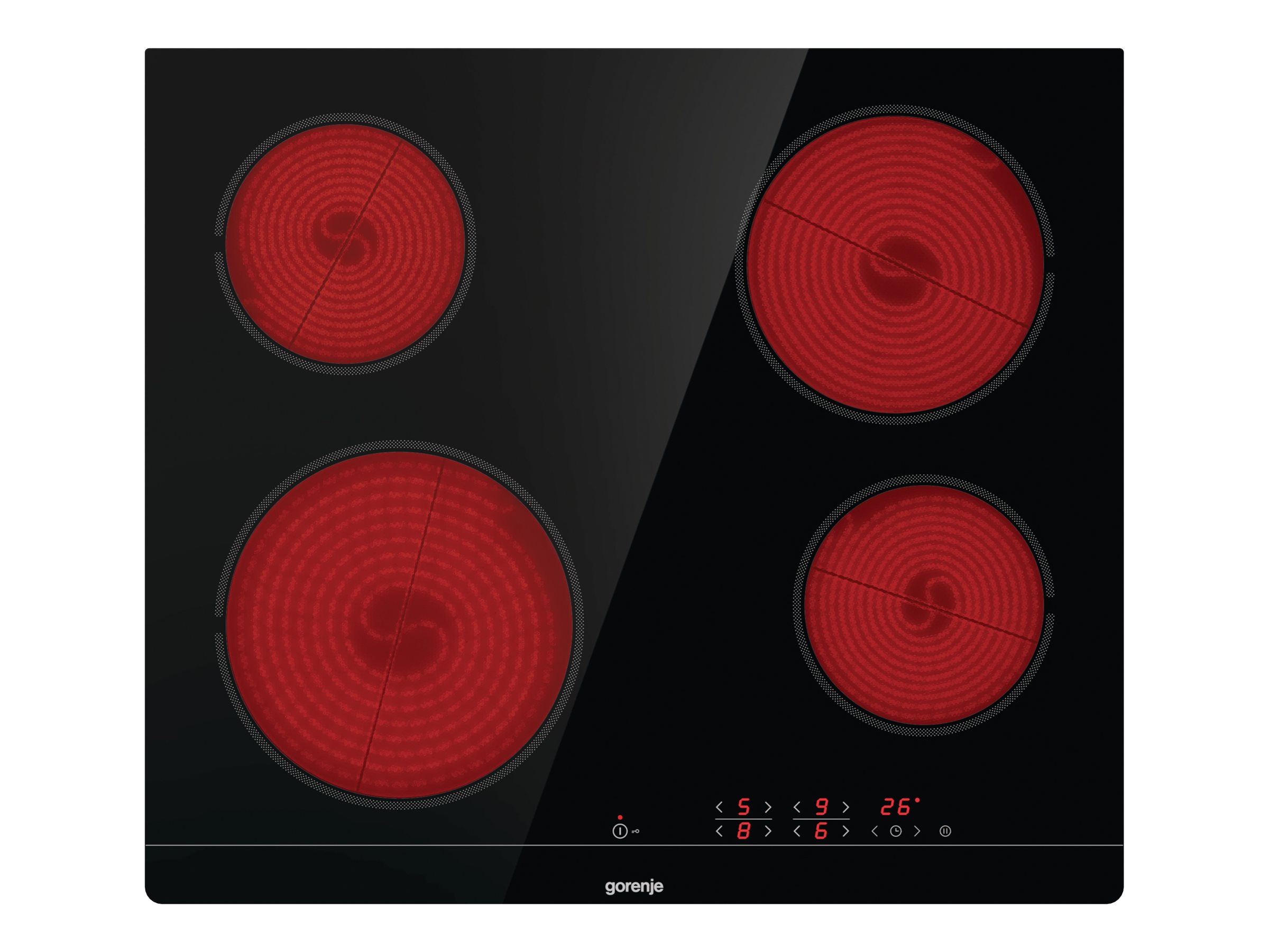 Gorenje ECT641BSC Keramisk kogeplade svart