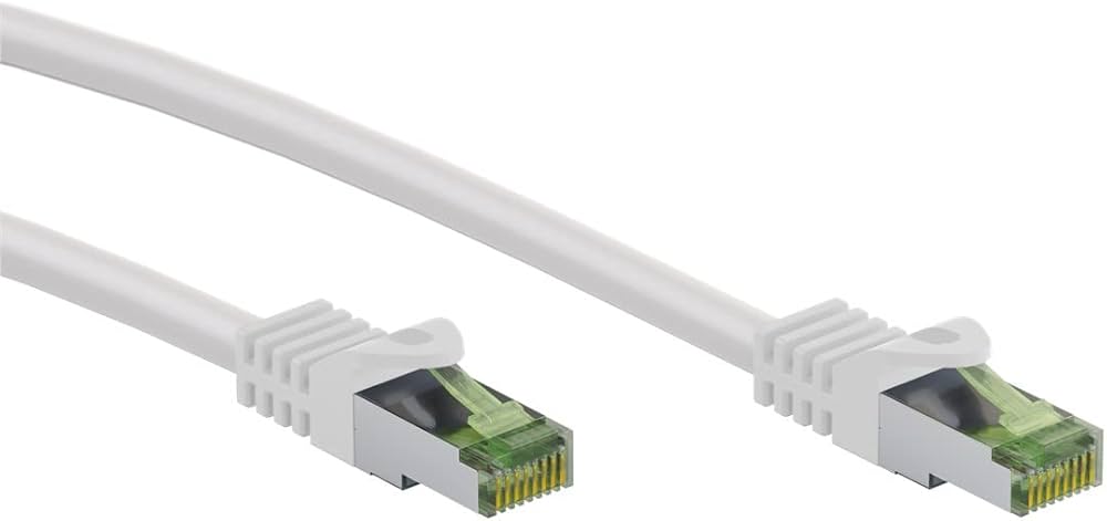 Goobay CAT 8.1 S/FTP CU 1m White