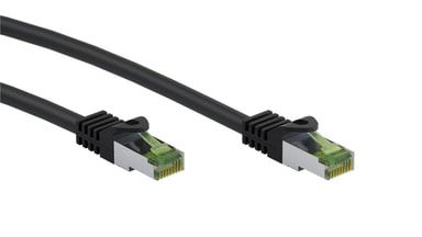 goobay CAT 8.1 SFTP, PiMF 7.5m Patchkabel svart