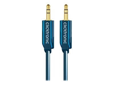 ClickTronic Casual Series Audiokabel 3m