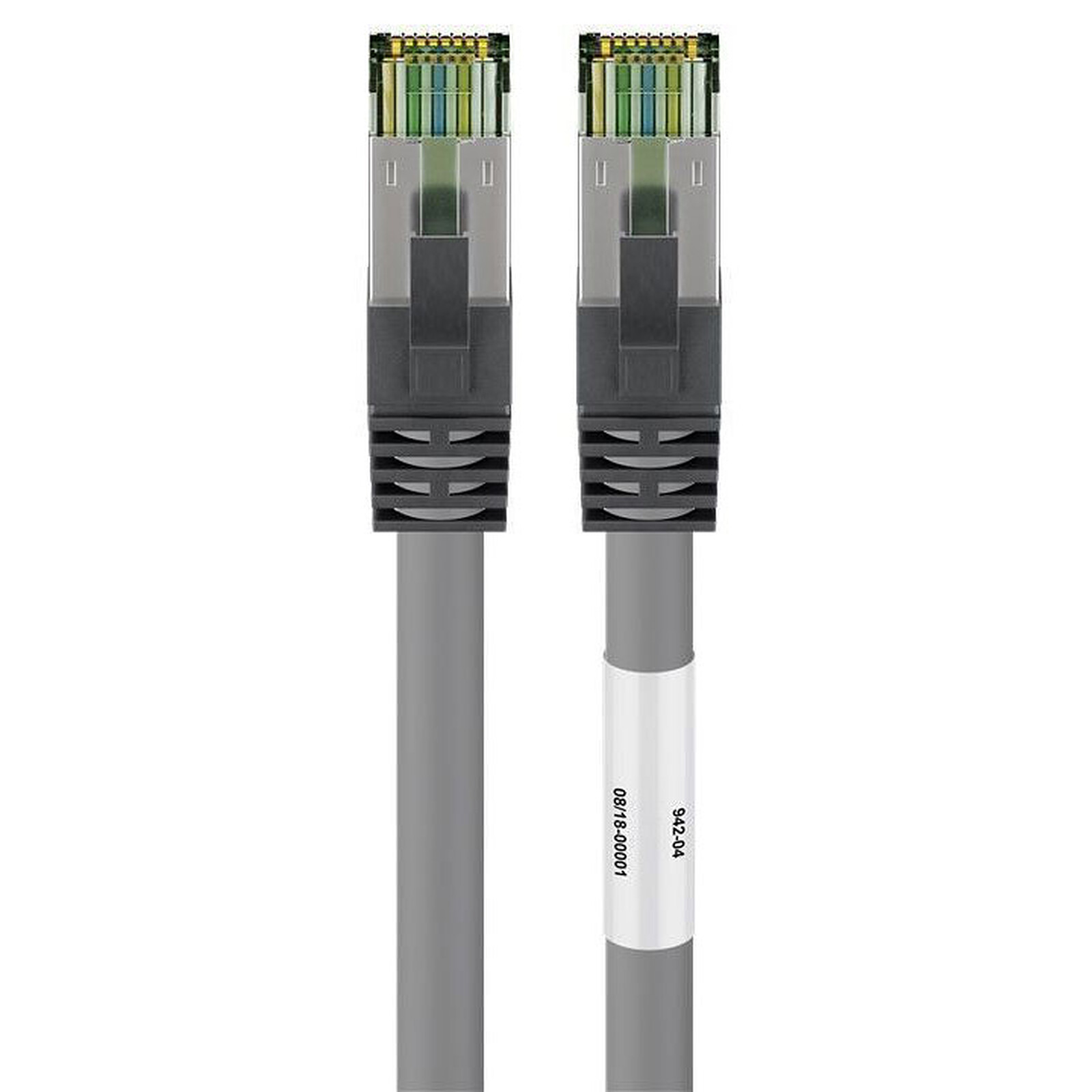 goobay CAT 8.1 SFTP, PiMF 1m Netvärkskabel Grey
