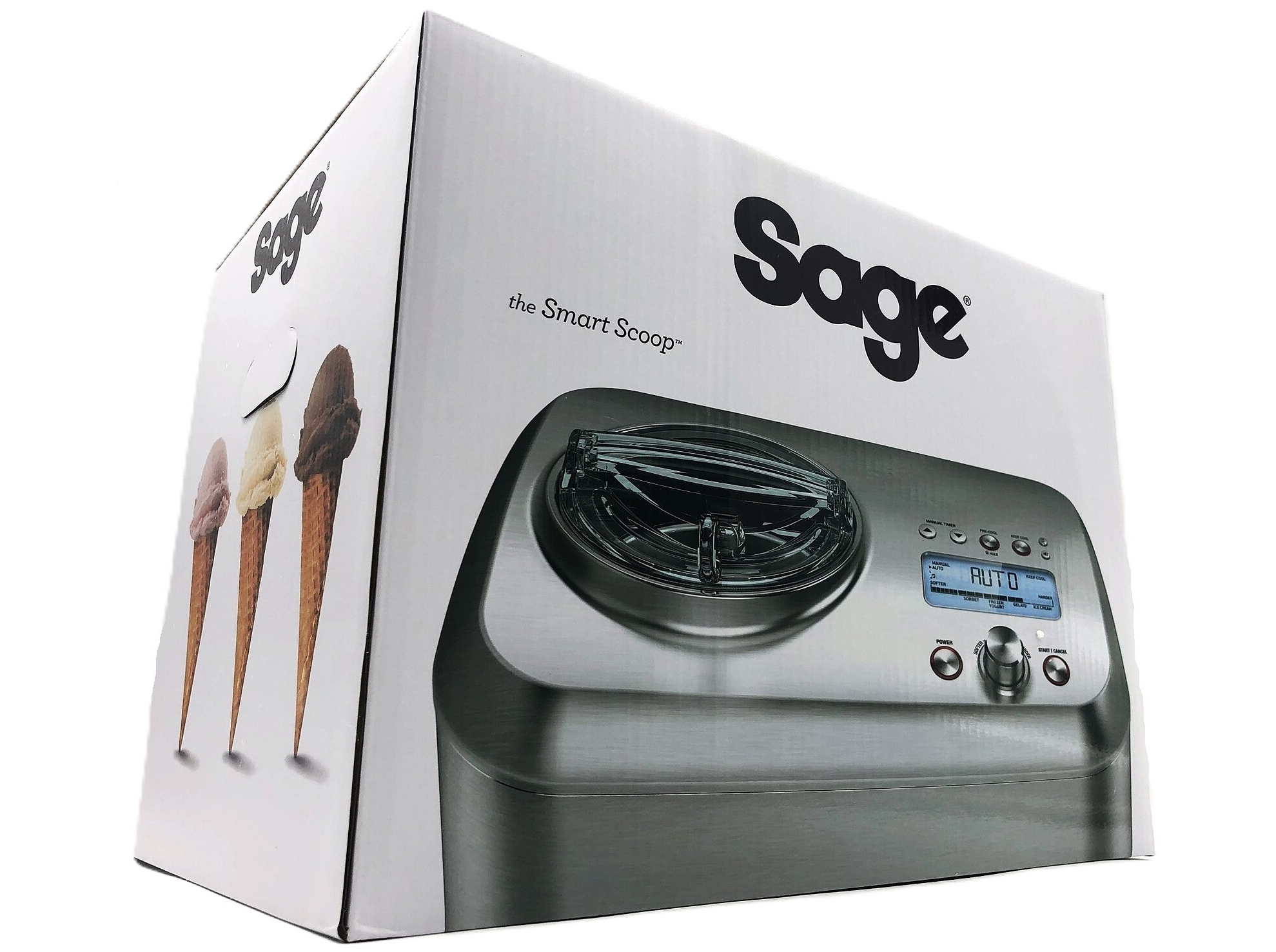 Sage Sorbetblender 1liter 200W Börstet rustfrit stål