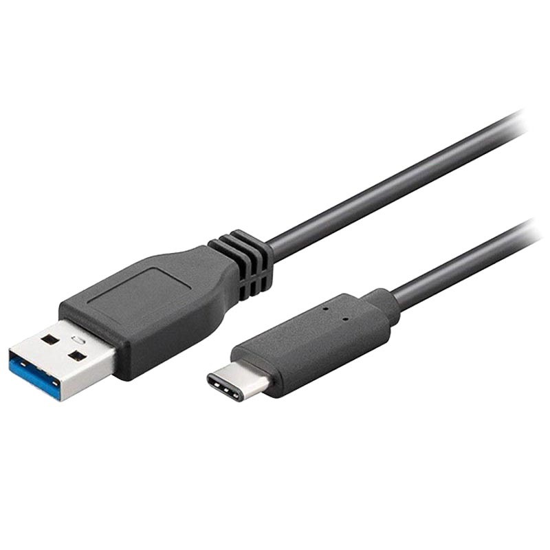 goobay USB-kabel 50cm svart