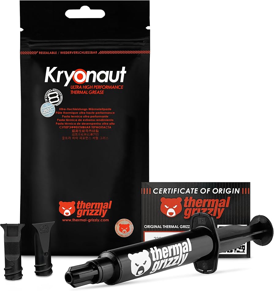 Thermal Grizzly Kryonaut Kölepasta 1-pack Grå 11.1 g