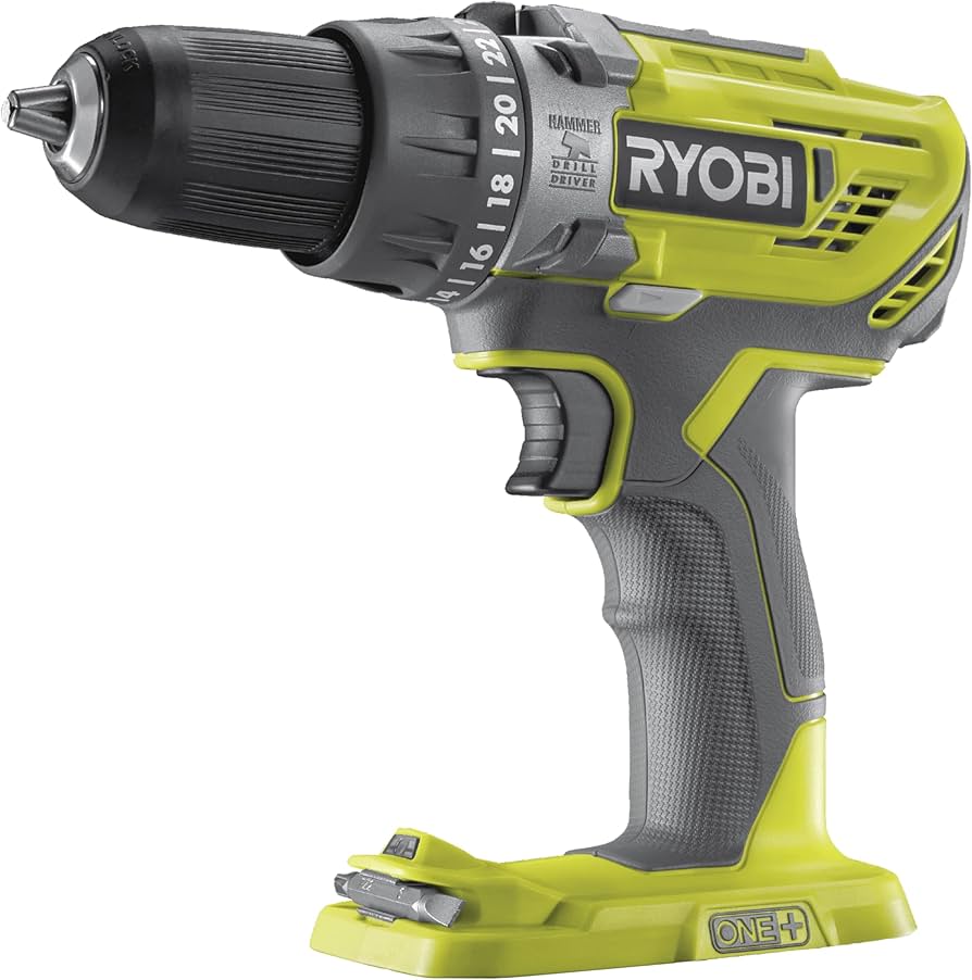 Ryobi One+ R18PD3-0 Bore-/skruemaskine 18V Batteri och lader Icke inkluderet