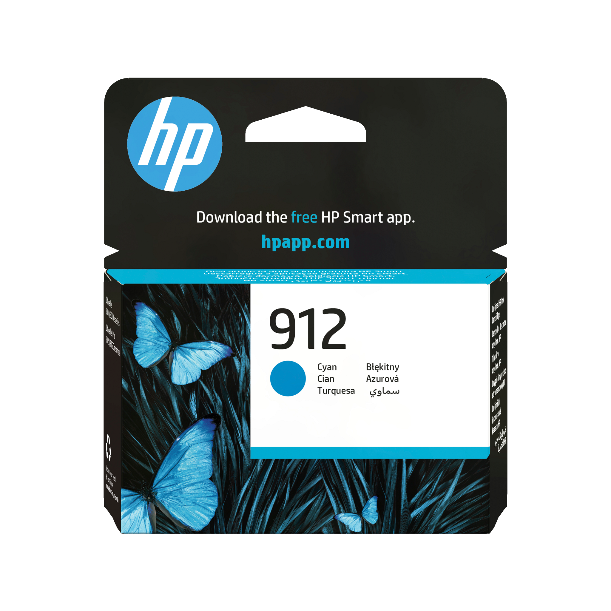 HP 912 Cyan 315 sidor bläck 3YL77AE