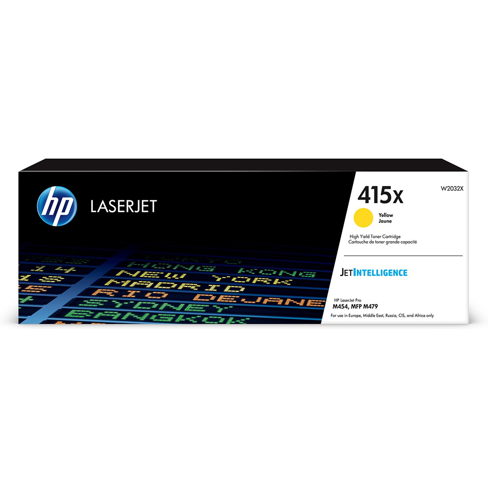 HP 415X Gul 6000 sidor Toner W2032X
