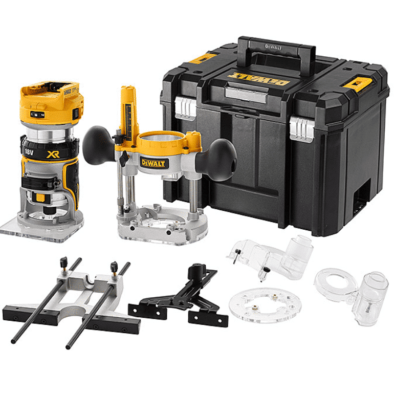DeWALT DCW604NT-XJ Dyk/fast base-router utan batteri