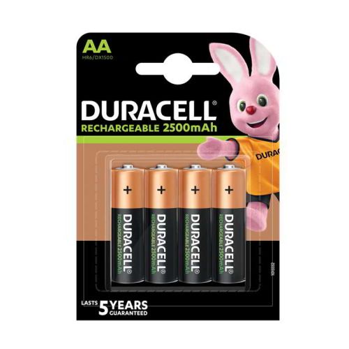 Duracell Recharge AA type Batteri till generelt brug (uppladdningsbar) 2500mAh
