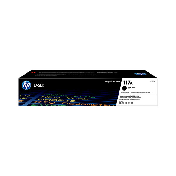HP 117A svart 1000 sidor Toner W2070A