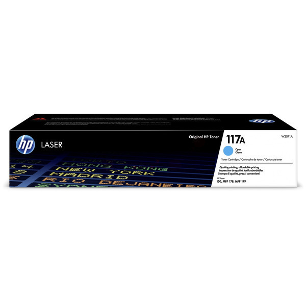 HP 117A Cyan 700 sidor Toner W2071A