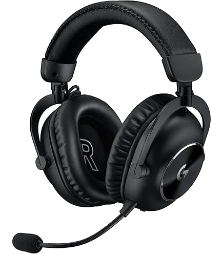 Logitech G Pro X Kablet hörlurar svart