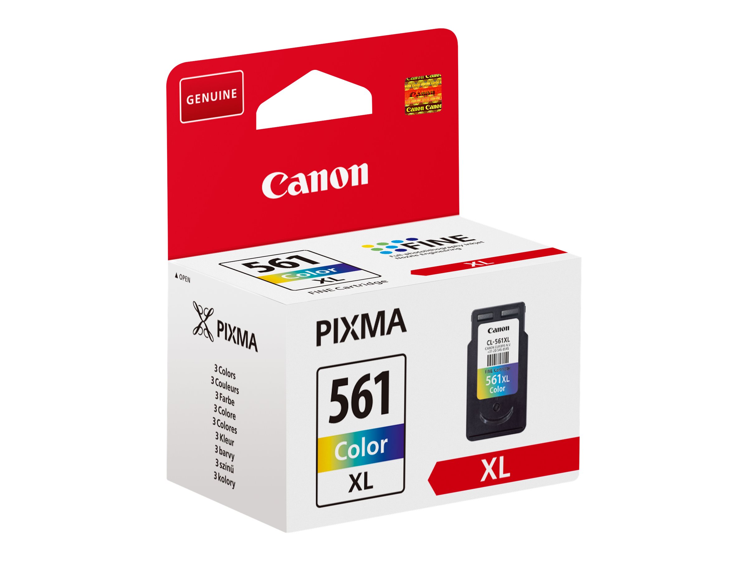 Canon CL 561XL färg (cyan, magenta, gul) 300 sidor bläck 3730C001