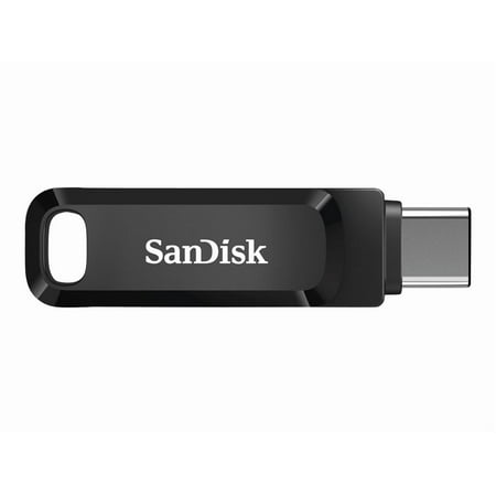 SanDisk Ultra Dual Drive Go 128GB USB 3.2 Gen 1 / USB-C USB stick svart