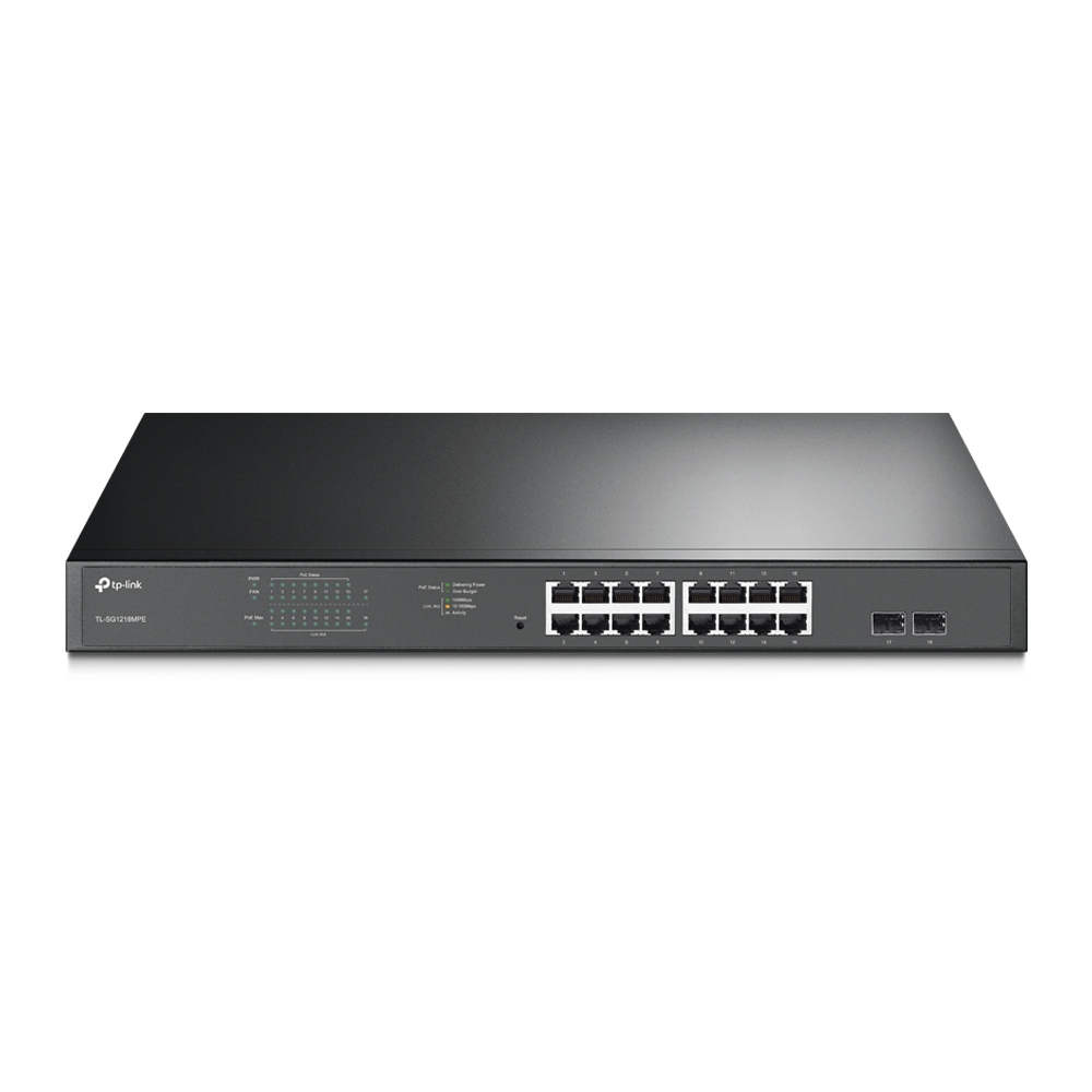 TP-Link JetStream TL-SG1218MPE Switch 16-porte Gigabit PoE+