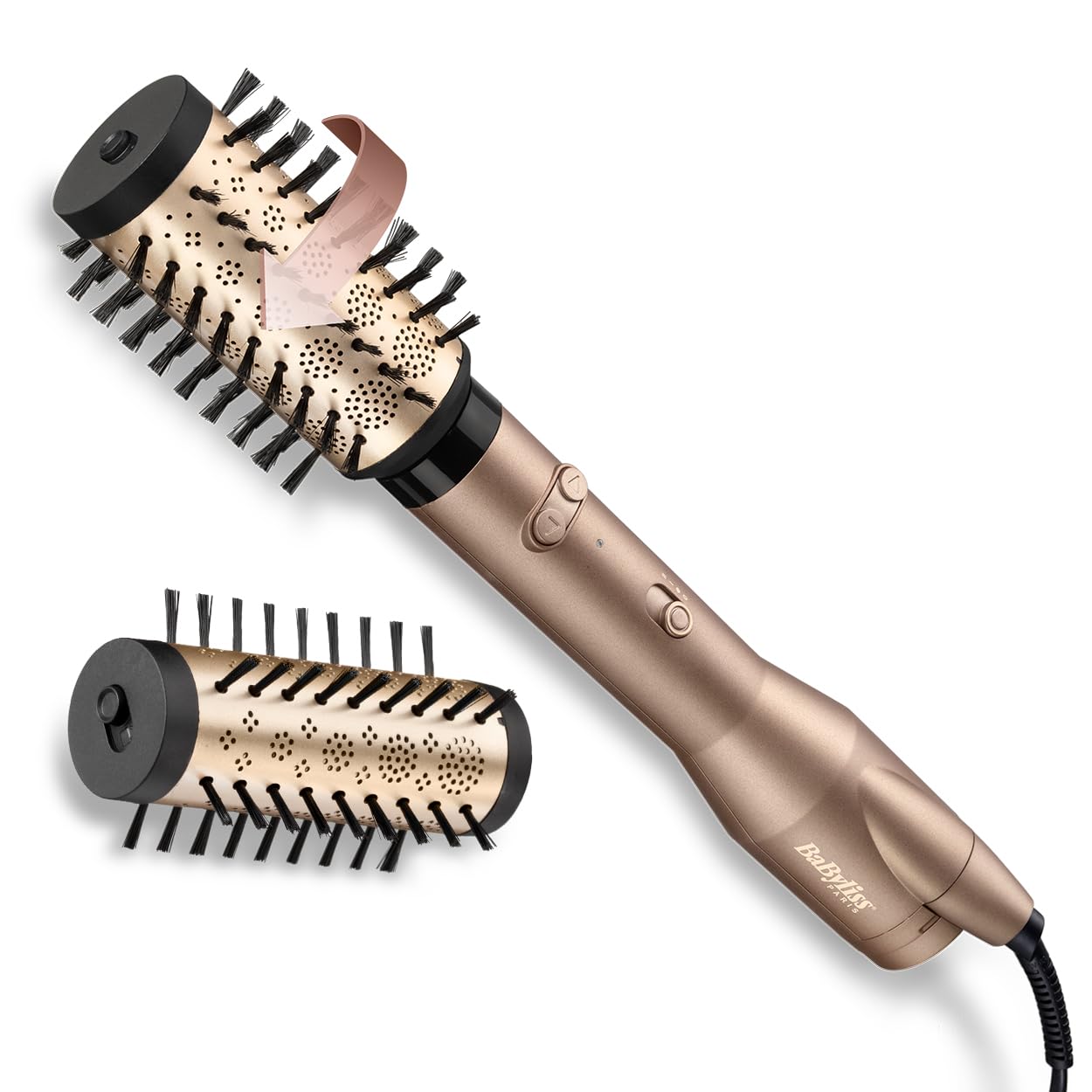 BaByliss Paris AS952E Varmluftsbörste Guld
