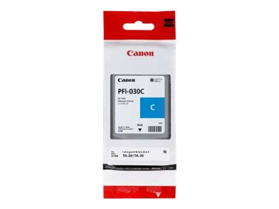 Canon PFI 030C Cyan bläckbehållare 3490C001