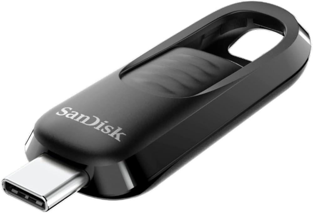 SanDisk Ultra 256GB USB 3.1 Gen 1 / USB-C USB stick svart