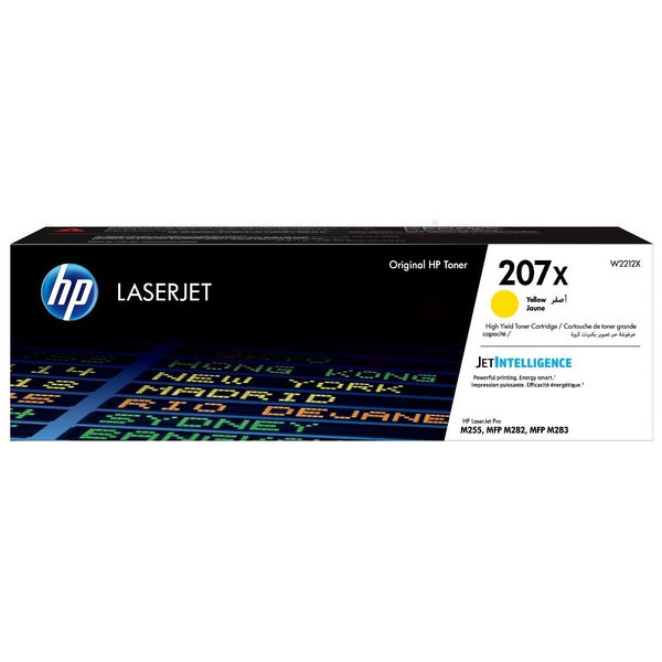 HP 207X Gul 2450 sidor Toner W2212X