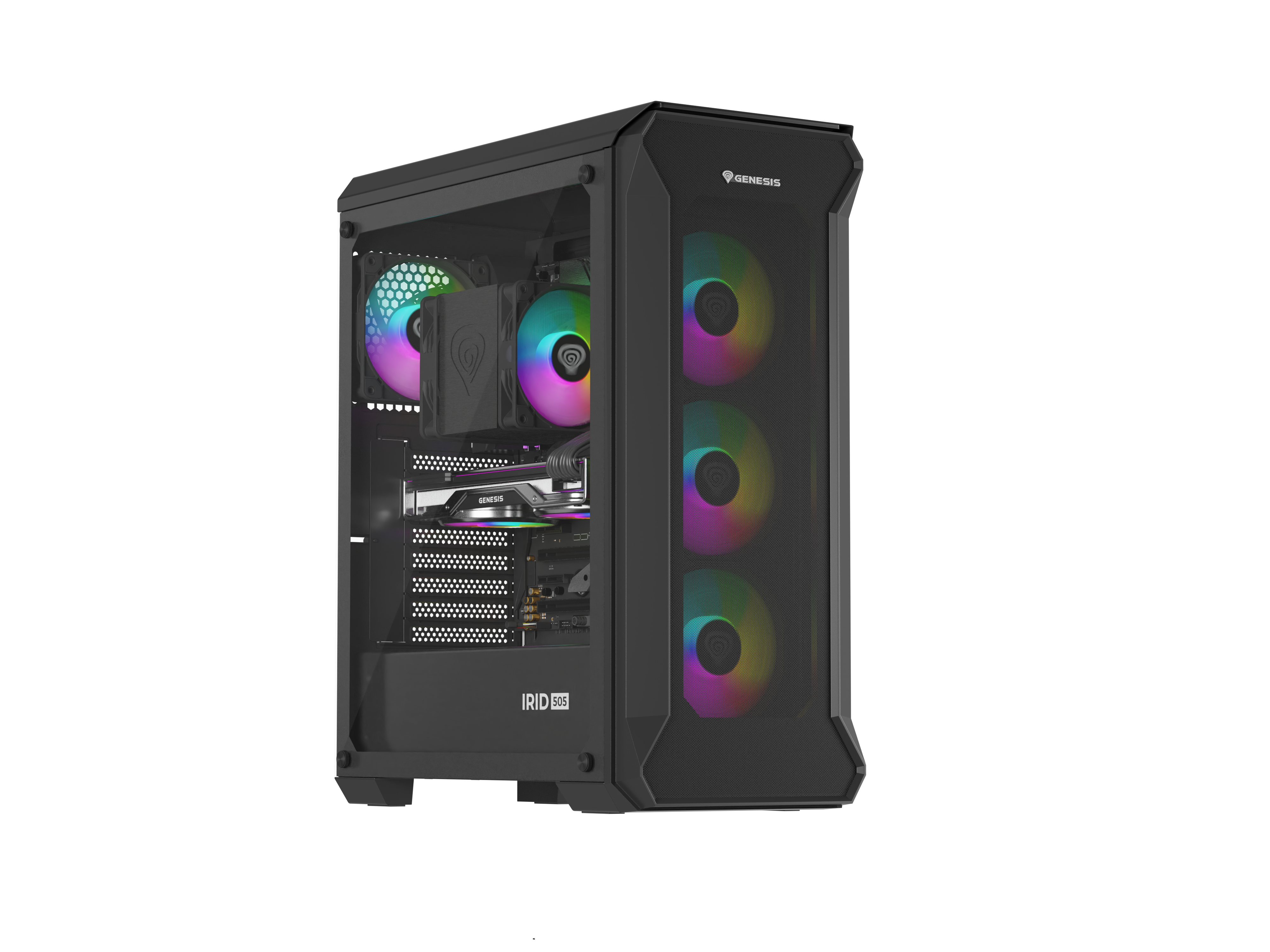 Genesis Irid 505 aRGB Tower ATX svart