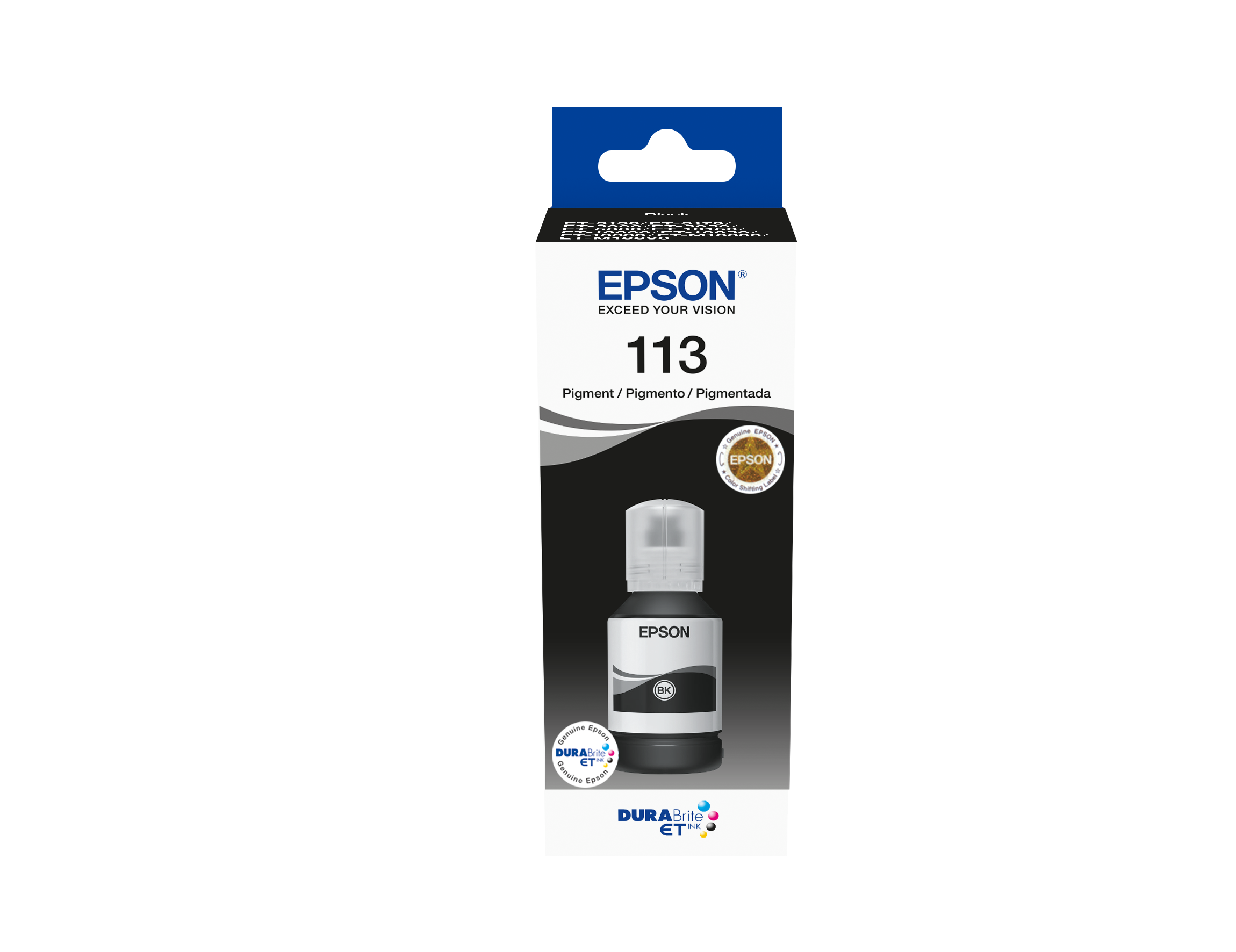 Epson EcoTank 113 svart 7500 sidor Bläkrefill C13T06B140