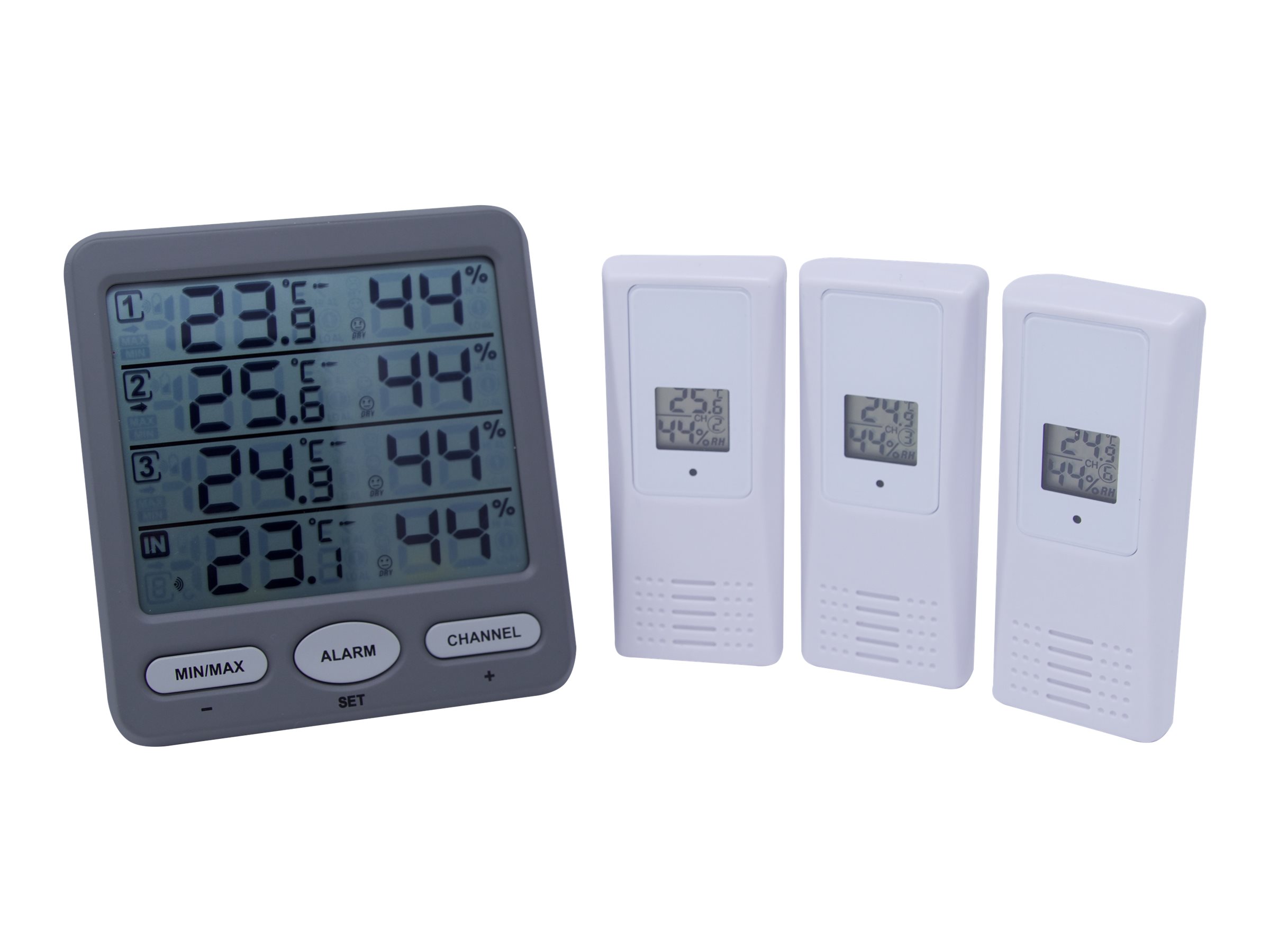 TFA Klima-Monitor Termo-hygrometer Indendörs Udendörs Grey