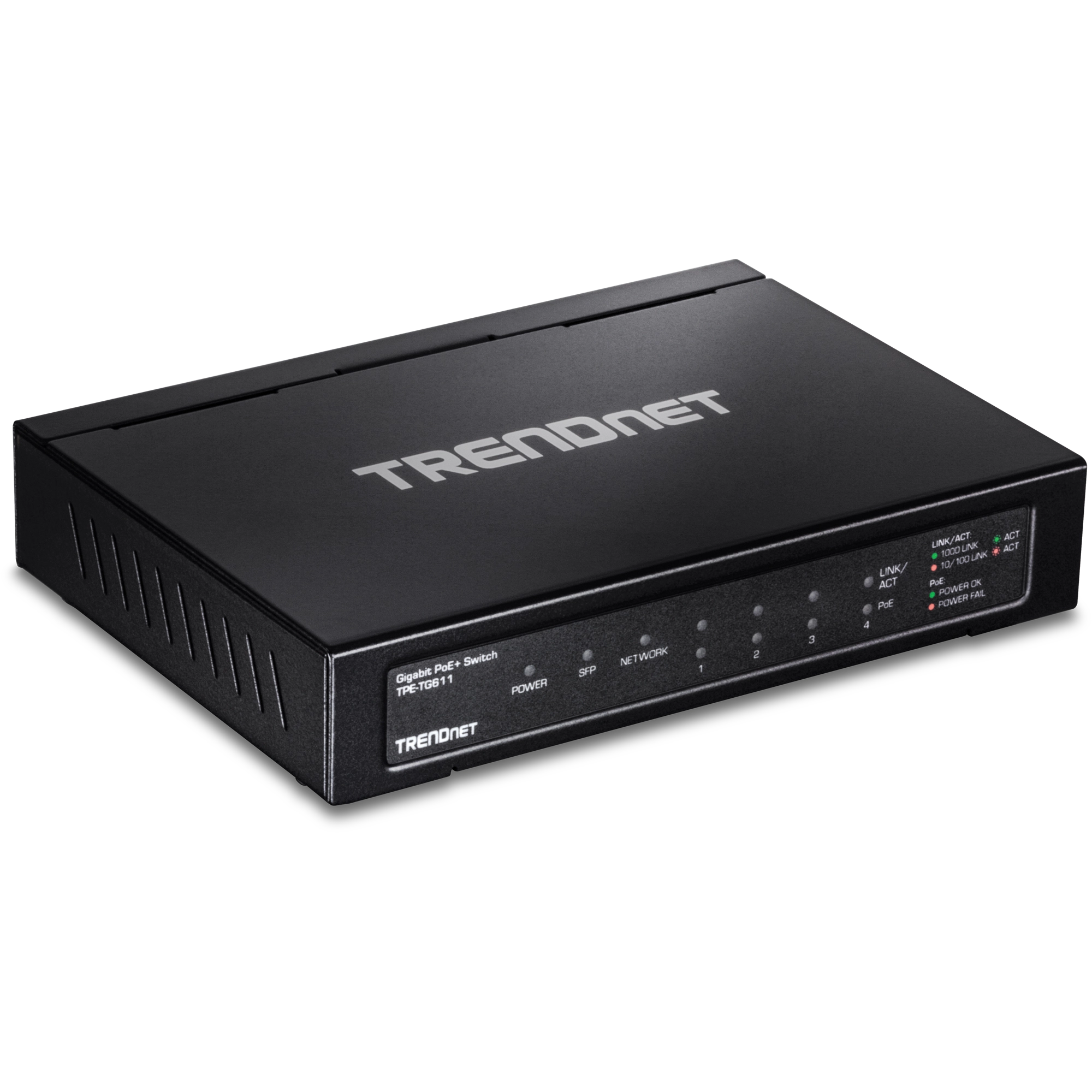 TRENDnet TPE TG611 Switch 6-porte Gigabit PoE+