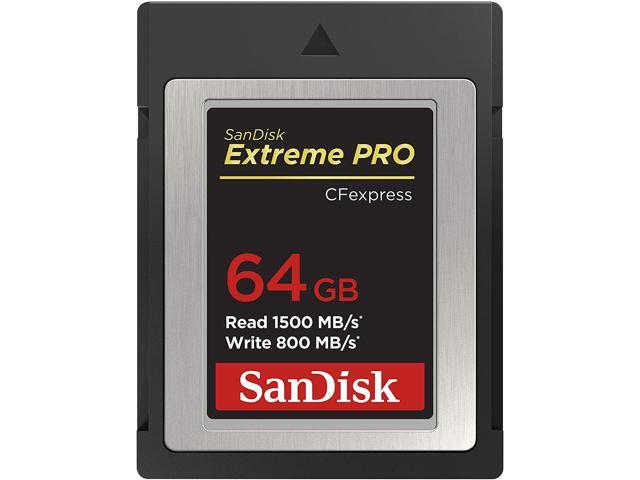 SanDisk Extreme Pro CFexpress card 64GB 1500MB/s