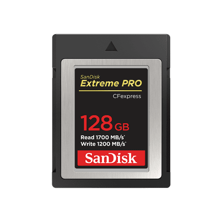 SanDisk Extreme Pro CFexpress card Type-B 128GB 1700MB/s