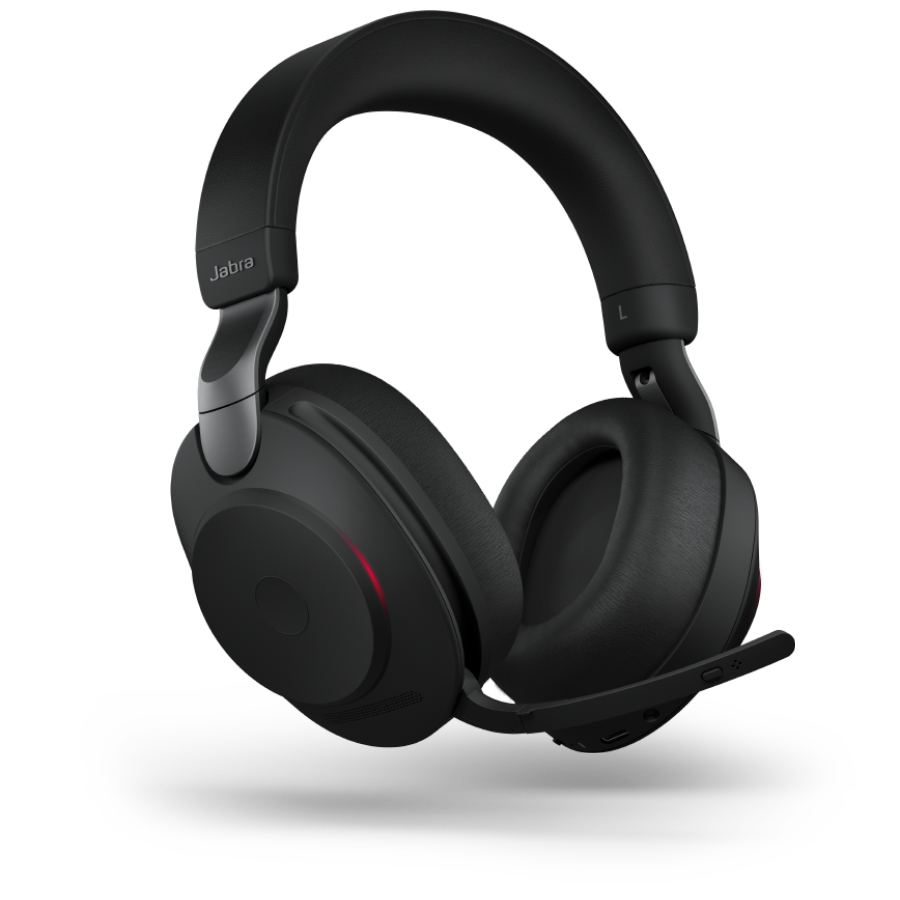 Jabra Evolve2 85 MS Stereo trådlös hörlurar svart