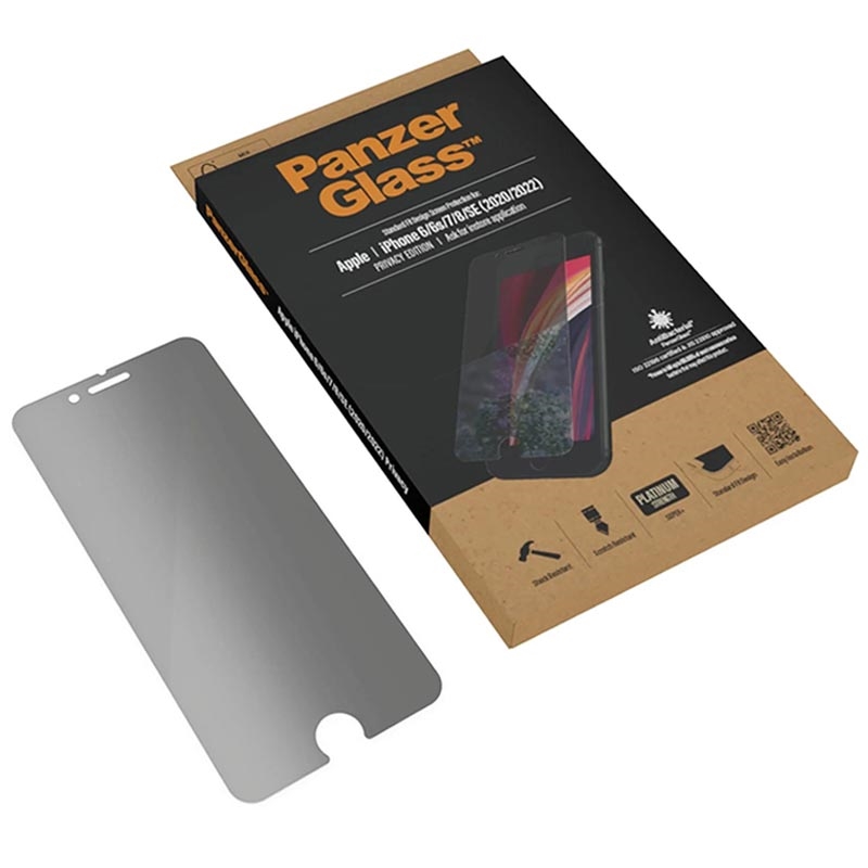 PanzerGlass Krystalklar Transparent Apple iPhone 6, 6s, 7, 8, SE (2. generation)