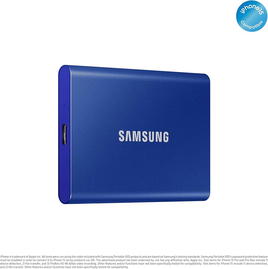 Samsung Portable SSD T7 SSD MU-PC1T0H 1TB USB 3.2 Gen 2