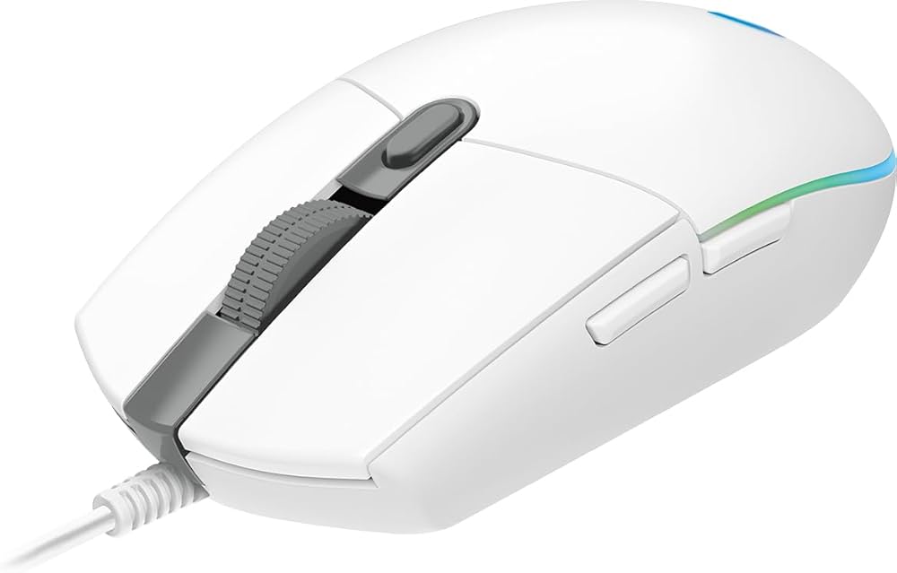 Logitech Gaming Mouse G102 LIGHTSYNC Optisk Kablet vit