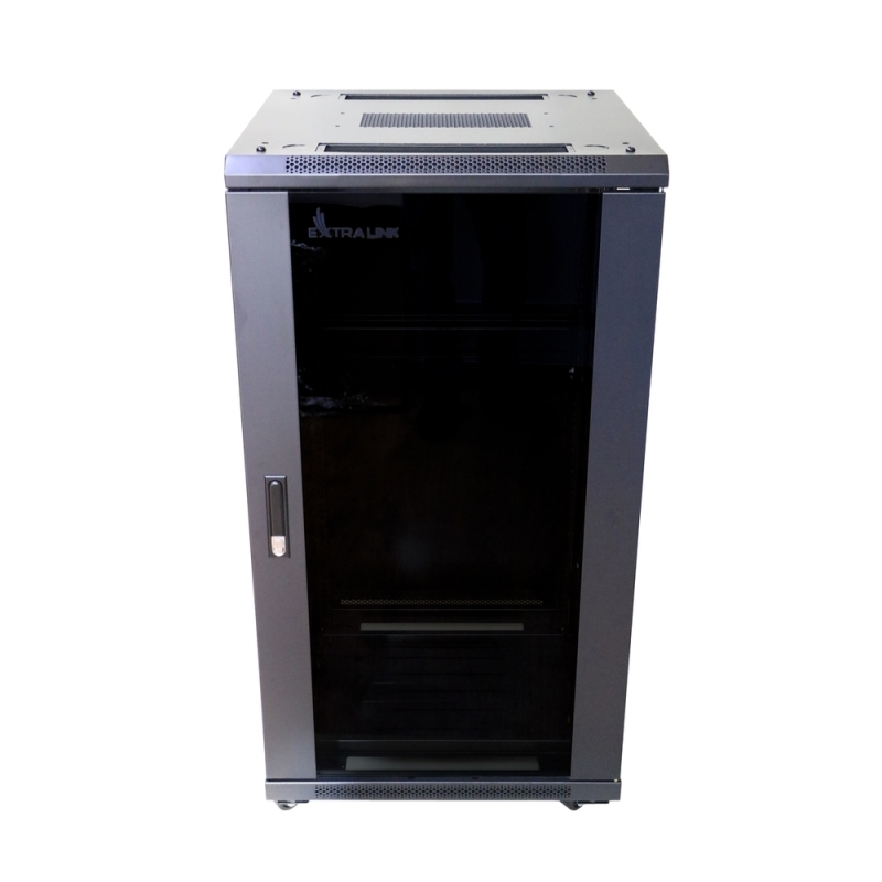 ExtraLink 22U 600x600 svart