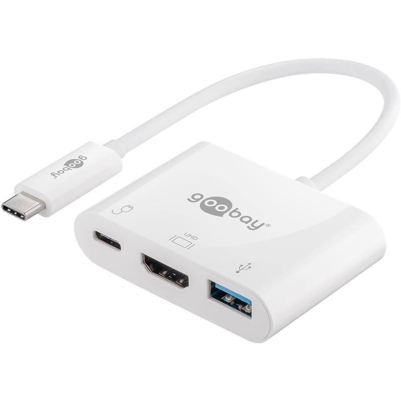 goobay USB-adapter vit