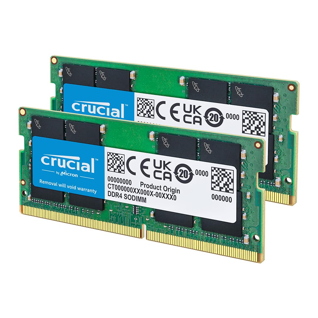 Crucial DDR4 SDRAM 32GB kit 3200MHz CL22 Icke-ECC SO DIMM 260-PIN