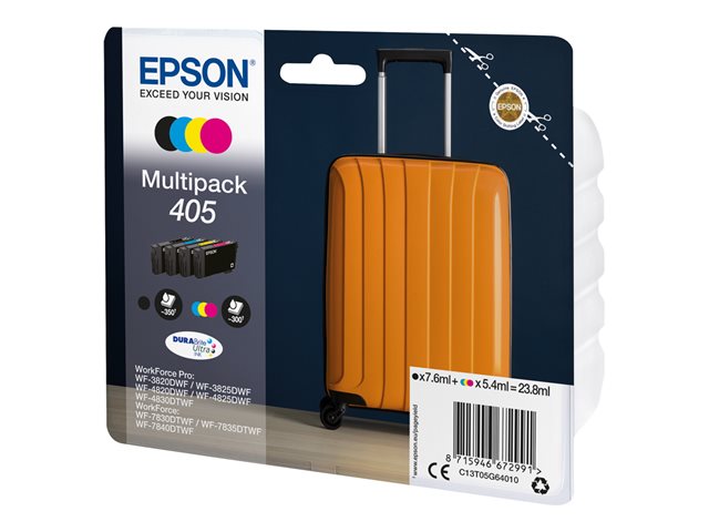 Epson 405 svart Gul Cyan Magenta bläck C13T05G64010
