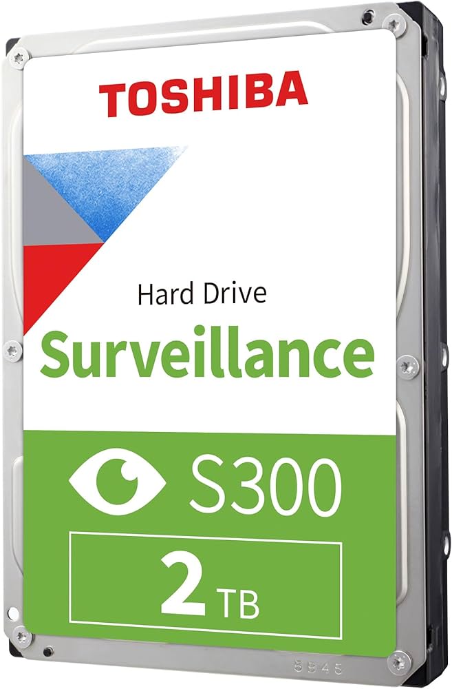 Toshiba S300 Surveillance hårddisk 2TB 3.5 SATA-600 5400rpm