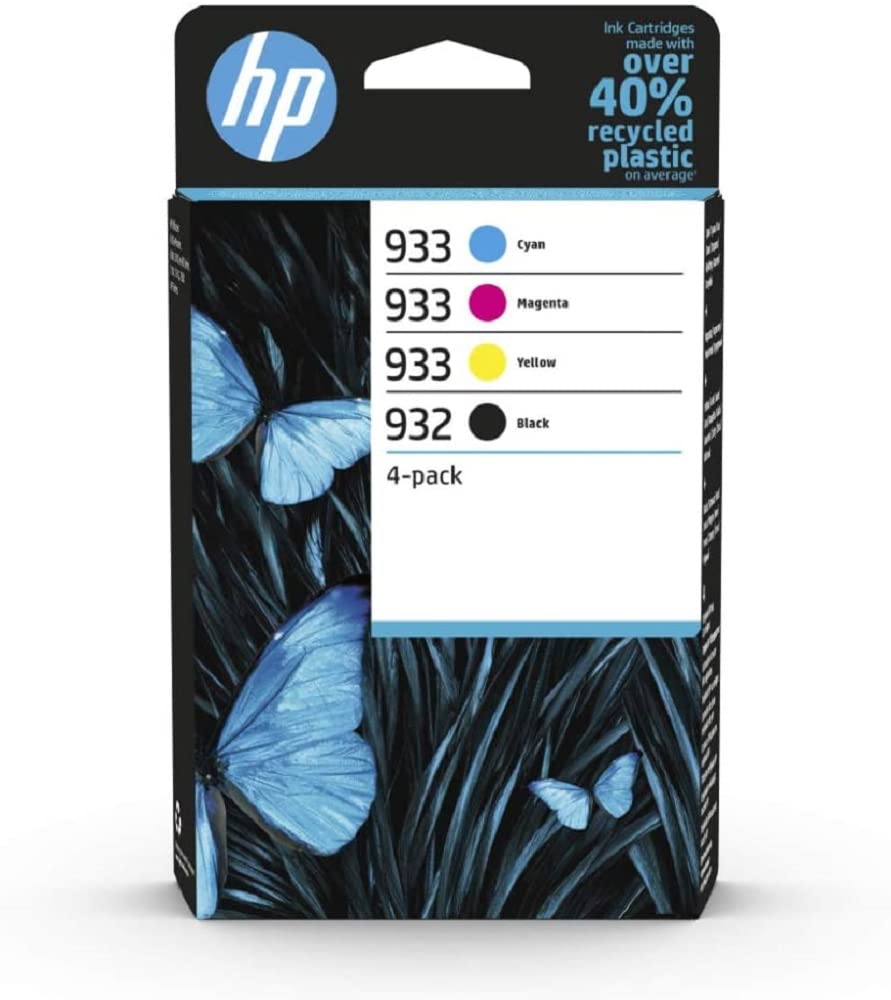 HP 932 / 6ZC71AE 4-Pack Color Ink bläckpatron (cyan, magenta, yellow, black, black)