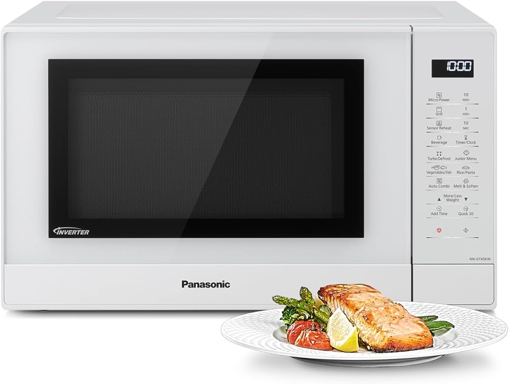 Panasonic Mikrobölgeovn med varmeledning och grill Fritstående 1000W 31liter