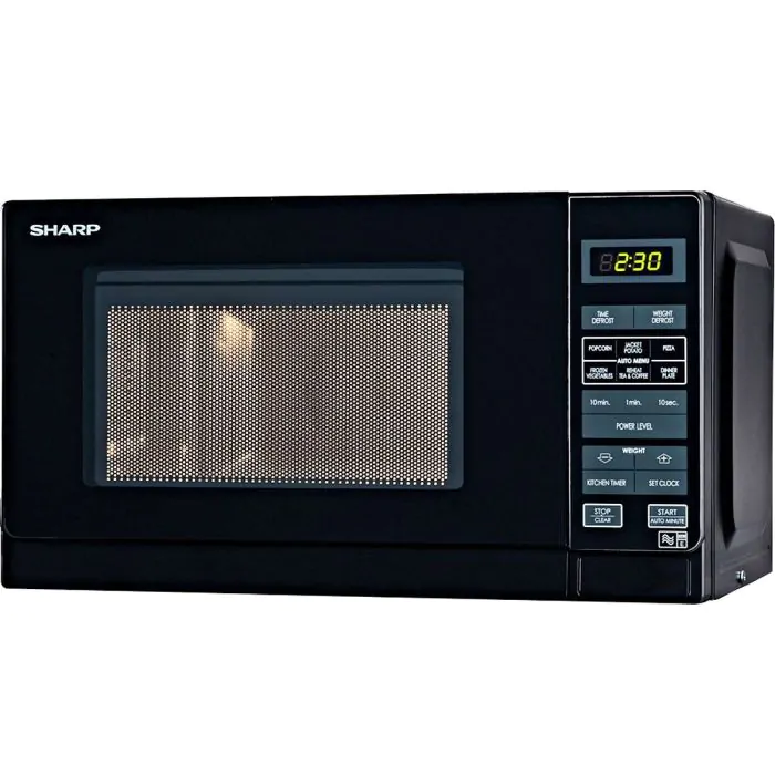 Sharp YC-MG01E-S Mikrobölgeovn med grill Silver/svart