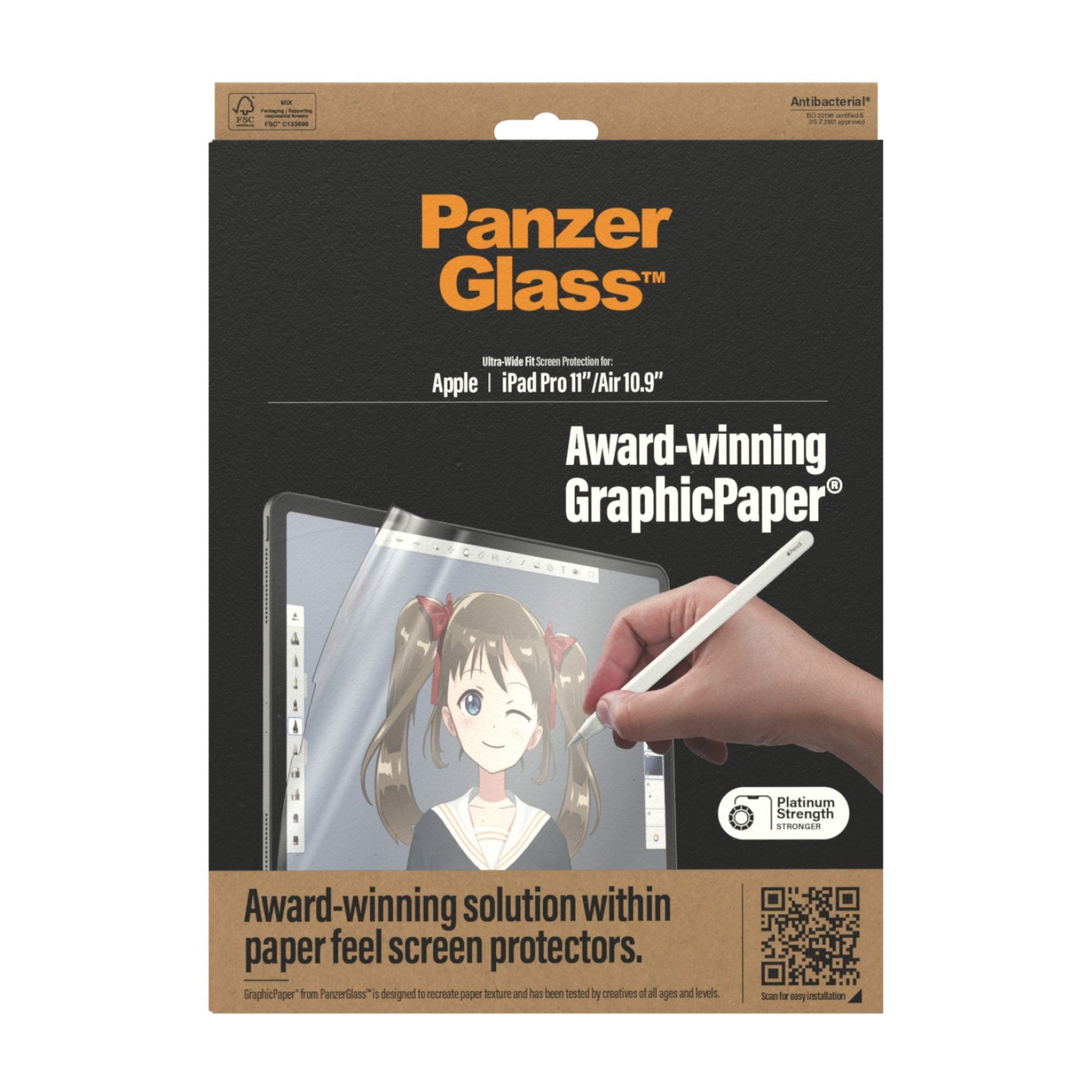 PanzerGlass Graphic Paper Skärmbeskytter Apple 11-inch iPad Pro (1. generation, 2. generation)