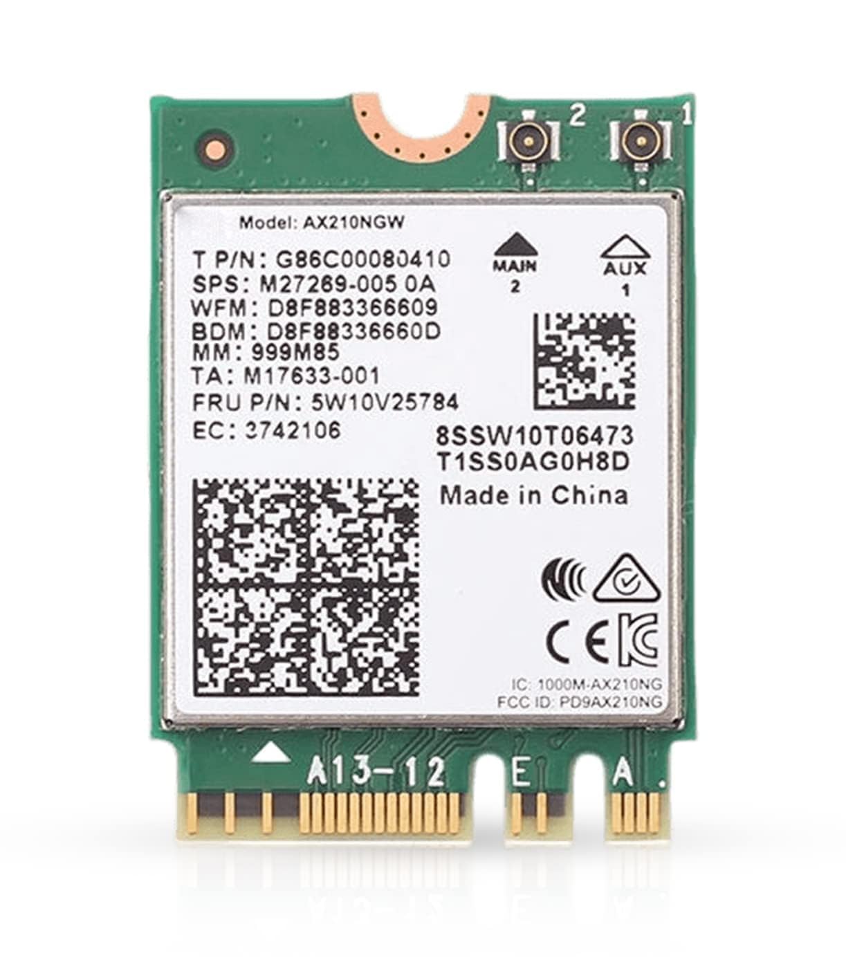 Intel Wi-Fi 6E AX210 2.4Gbps