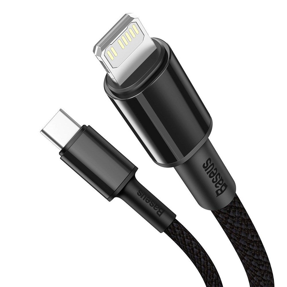 Baseus High Density USB-C till Lightning kabel 20W 1m svart